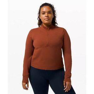 Lululemon Cropped Rulu Running 1/2 Zip